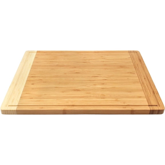 MONGJI Universal Premium Pull Out Cutting Boards - Under Counter Replacement - Designed To Fit Standard Slots - Heavy Duty Kitchen Board with Juice Groove - 20" x 16" x 0.75" - 2 Pieces