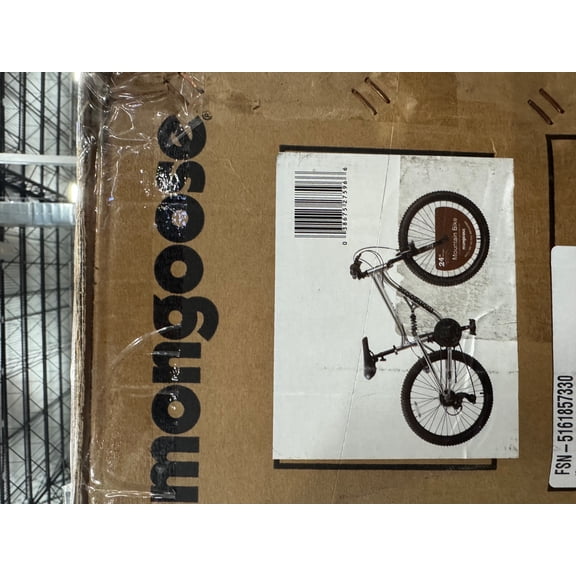 MONGOOSE 24" LIMESTONE SILVER MOUNTAIN BIKE 21 SPEED - SILVER