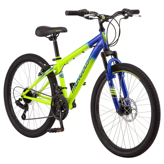 MONGOOSE SCEPTER 24" MOUNTAIN BIKE - GREEN/BLUE