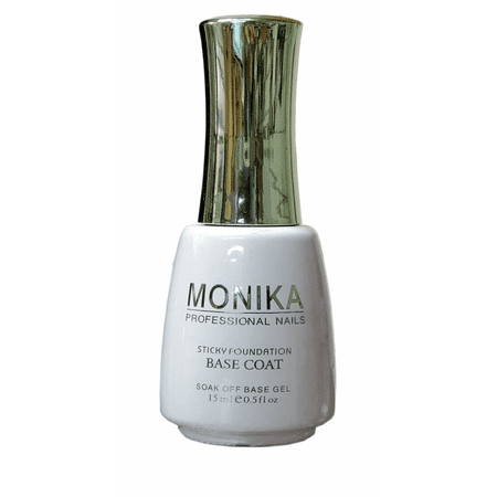 MONIKA Professional - UV/LED Soak off Gel BASE COAT (Foundation) - 0.5 fl.oz/15mL