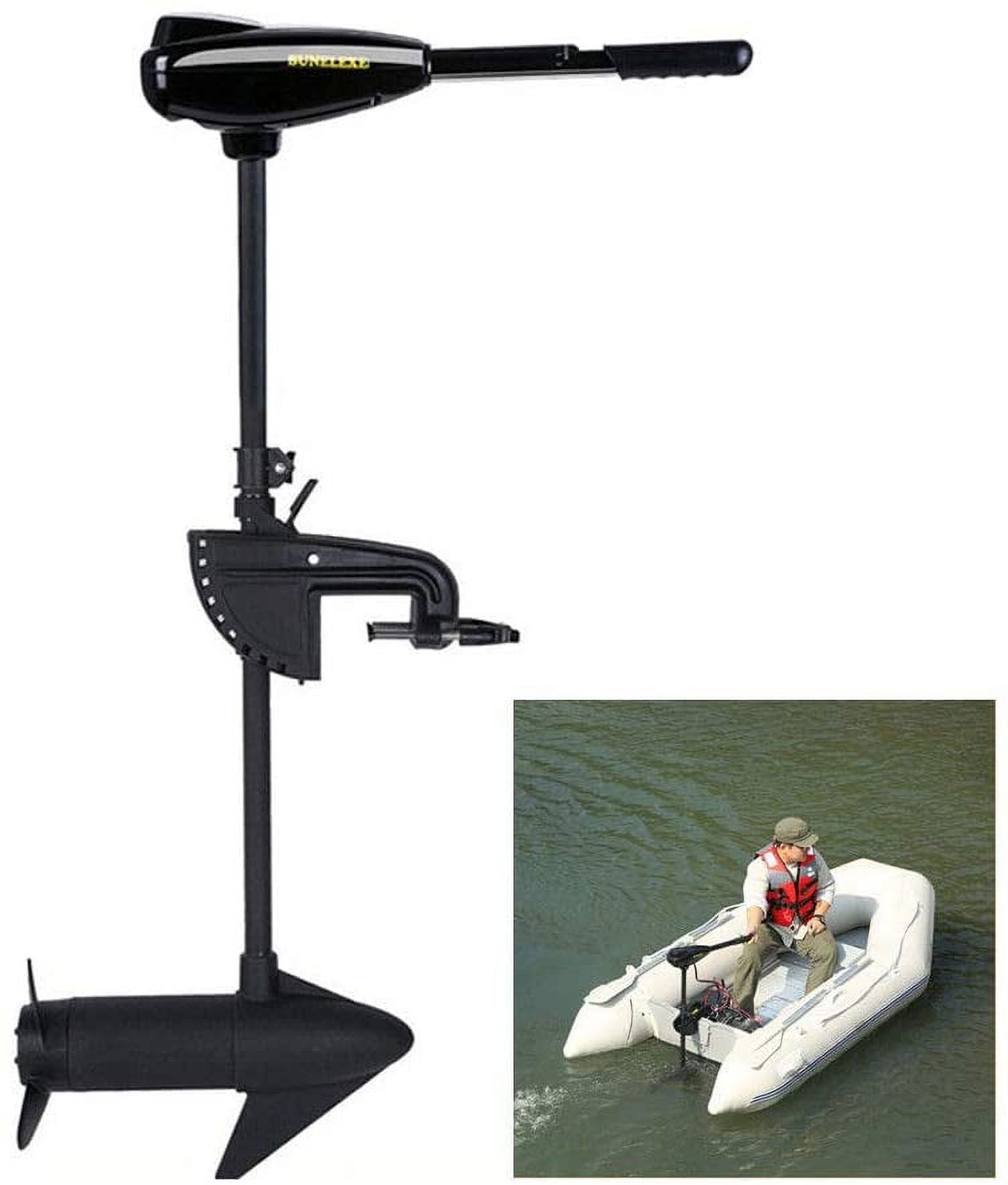 MONIPA 40LBS Thrust Electric Trolling Motor 12V Outboard Engine Boat Motor Brush Motor Trolling Motor
