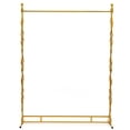 thumbnail image 1 of MONIPA Clothes Rack Display Stands Metal Cloth Hanger Freestanding Garment Rack Wedding Dress Display Stand (Gold), 1 of 16