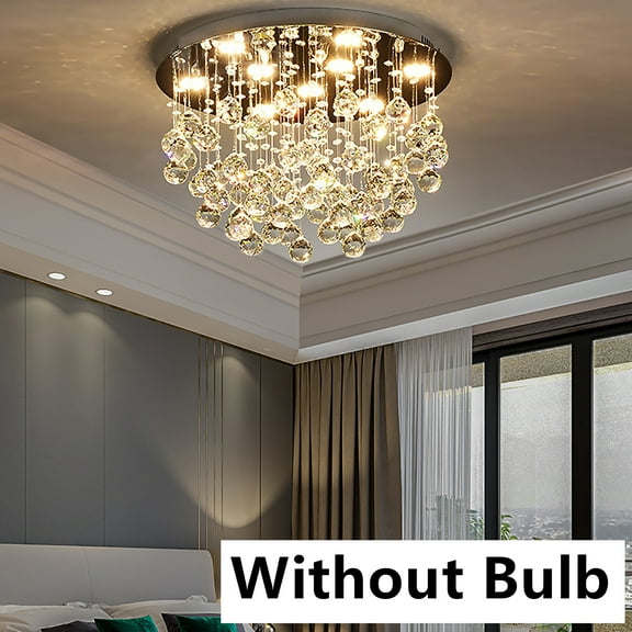 MONIPA LED Crystal Chandelier Raindrop Pendant Lamp Ceiling Lights