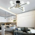 thumbnail image 1 of MONIPA Nordic Chandelier Metal Sputnik Pendant Ceiling Lighting, 1 of 18