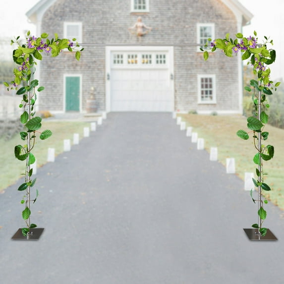 MONIPA Silver Arch Frame Stand Wedding Decor Heavy Duty Backdrop Display Rack Stylish
