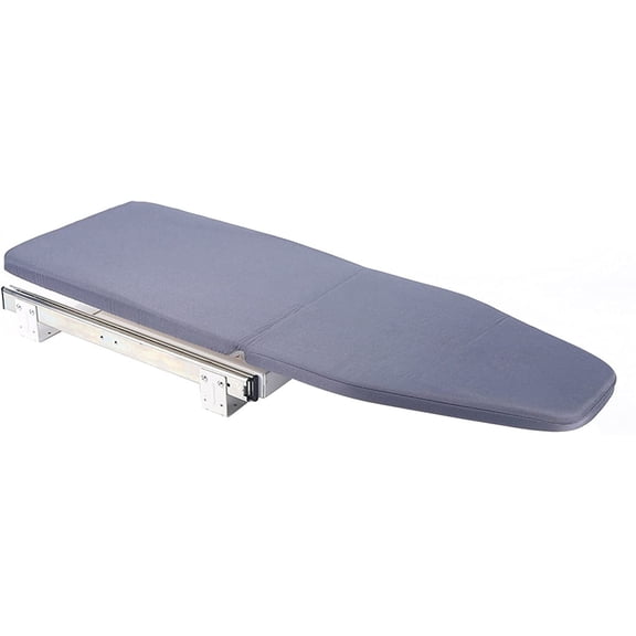 MONIPA Silver Grey Retractable Ironing Board Closet Pull-Out Stow Away in The Cabinet For Bedroom