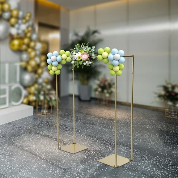 MONIPA Square Wedding Flower Stand Birthday DIY Balloons Garlands Arch Rack Backdrop