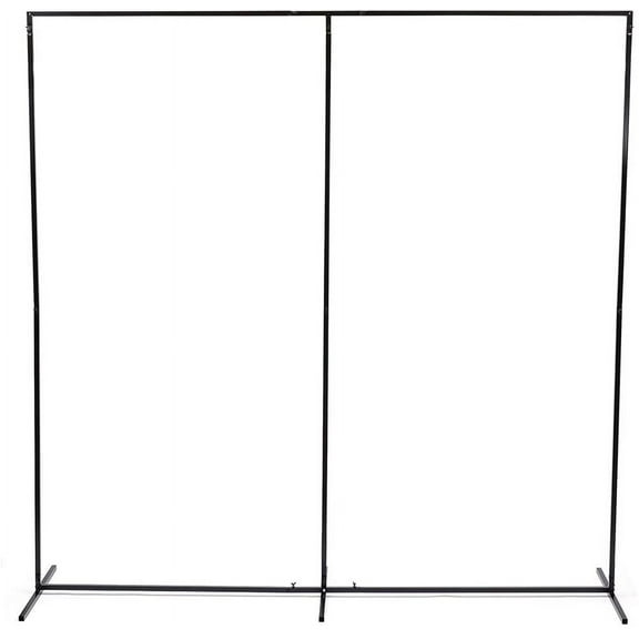 MONIPA Wedding Background Frame - Black Wedding Square Arch Iron Decorative Props Flower Rack for Wedding Party Balloon Arch Decoration Wedding Arch 2.3m x 2.3m