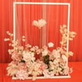 thumbnail image 1 of MONIPA Wedding Square Backdrop Stand 3.3ft x 2.5ft Iron Wedding Background Display Stand Golden Square Frame Flower Balloon Decoration Road Leads, 1 of 10