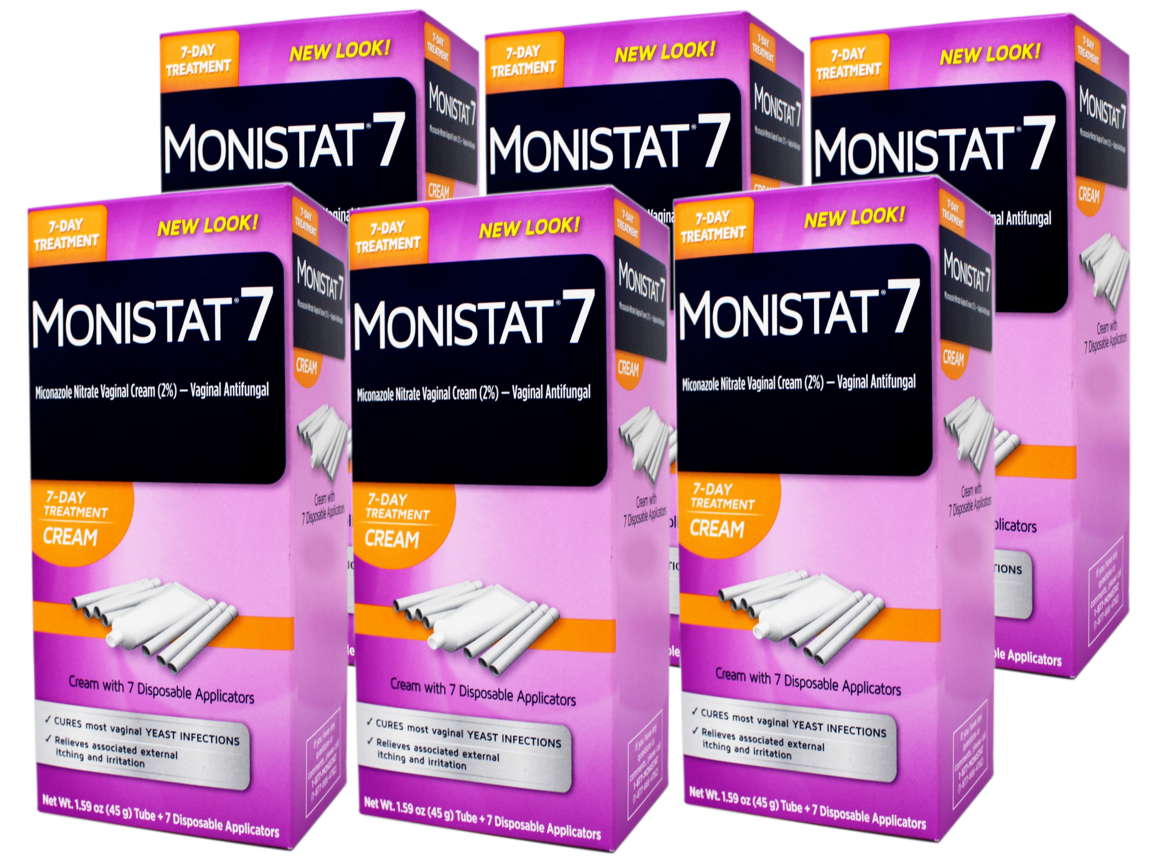 MONISTAT 7 Cream Disposable Applicators 7 Each (Pack of 6