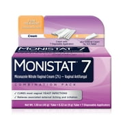 MONISTAT 7-Dose Yeast Infection Treatment, 7 Disposable Applicators & External Itch Cream
