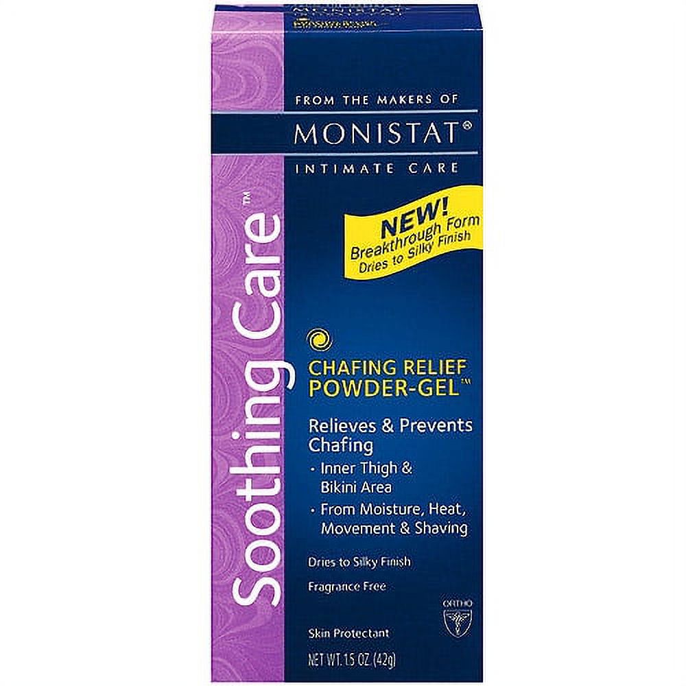 MONISTAT Care Chafing Relief Powder Gel, Anti-Chafe Protection, 1.5 oz, 3 Pack - image 1 of 5