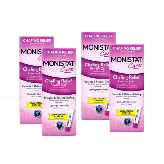 MONISTAT Complete Care Chafing Relief Powder Gel 1.5 oz (Pack of 4)