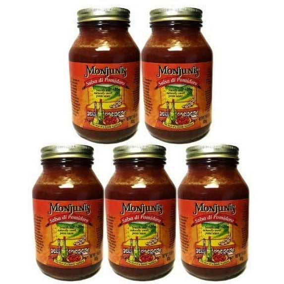 MONJUNIS Salsa Di Pomidoro, 32.5 OZ (Pack of 5)