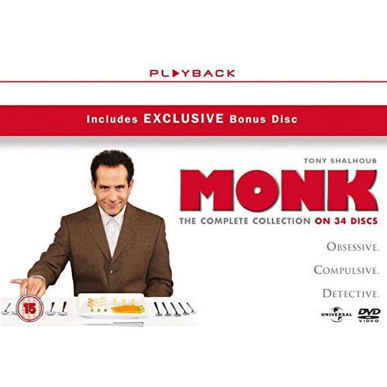 Monk (Complete Collection) - 34-DVD Box Set ( Monk (Seasons 1-8