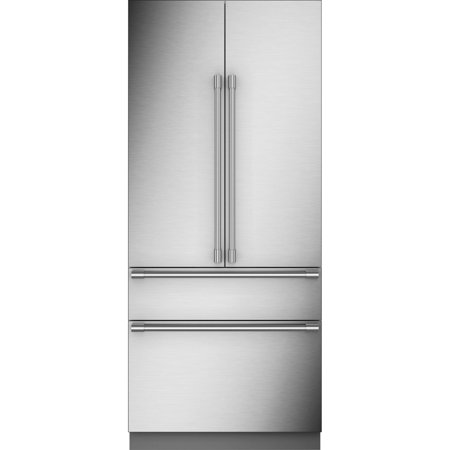 Monogram - 20.1 Cu. Ft. 4-Door French Door Built-In Smart Refrigerator with Internal Water Dispenser - Custom Panel Ready