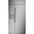 thumbnail image 1 of Monogram ZISS420DNSS 24.6 Cu. Ft. Stainless Side-by-Side Built-In Refrigerator, 1 of 4