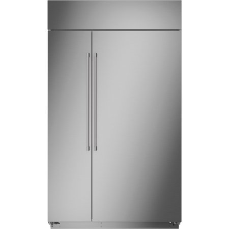 Monogram - 29.5 Cu. Ft. Side-by-Side Built-In Refrigerator with Water Filtration - Stainless steel