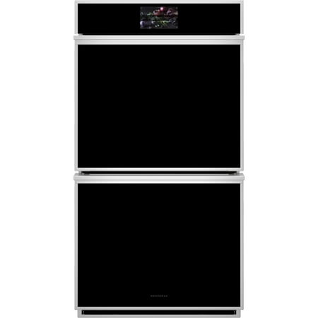 Monogram - Minimalist Collection 27" Built-In Double Electric Convection Wall Oven - Stainless steel