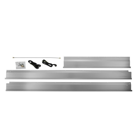 Monogram - 42" Trim Kit for Dual Installed Columns in 24" Deep Cabinets - Silver