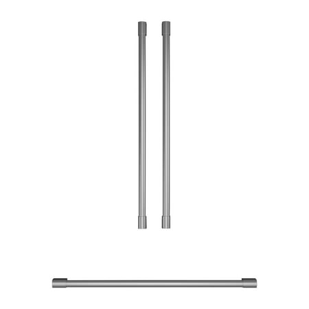 Statement Handle Kit for Select Monogram French Door Refrigerators - Silver