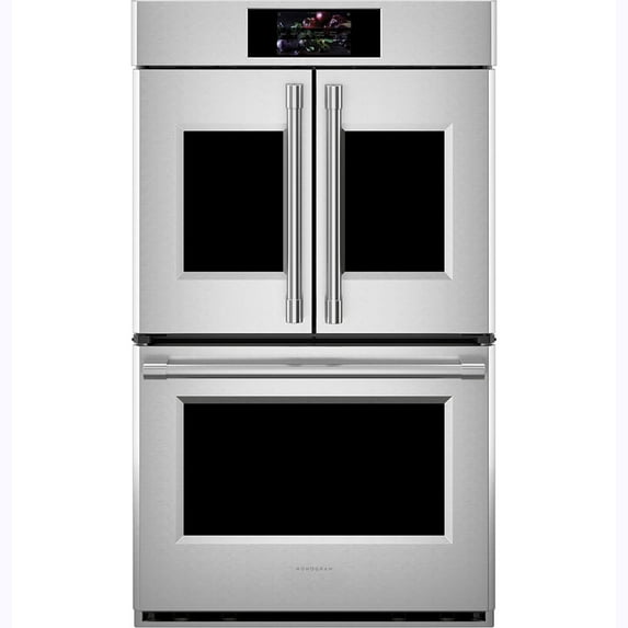 Monogram ZTDX1FPSNSS 30 inch Stainless Smart French-Door Electric Double Wall Oven