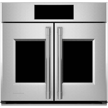 Monogram - 30" Built-In Single Electric Convection Wall Oven - Stainless steel