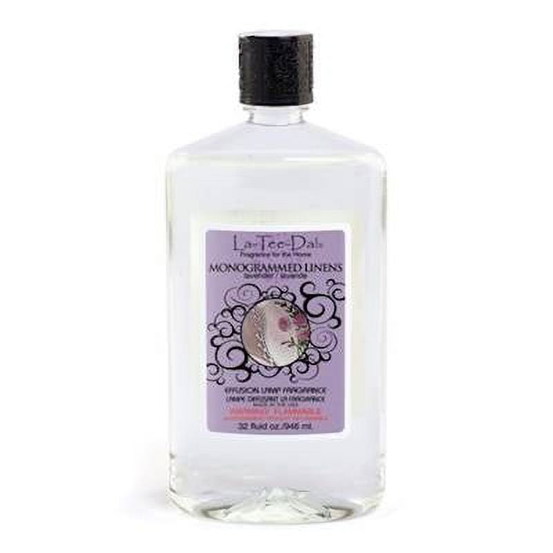 MONOGRAMMED LINENS La-Tee-Da Effusion &amp; Fragrance Lamp Oil Refills - 32 oz