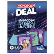 Monopoly Deal KPop Demon Hunters Card Game, 15 Mins., Family Games for Kids and Teens, Ages 8 and up