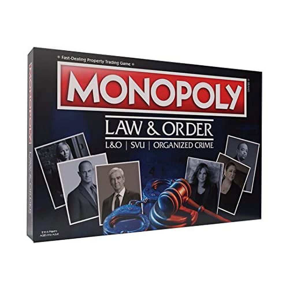 Monopoly Law & Order Edition Featuring Olivia Benson, Jack McCoy