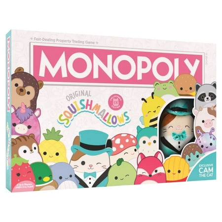 MONOPOLY: Original Squishmallows Collector's Edition Board Game by USAopoly, Inc (Walmart Exclusive)