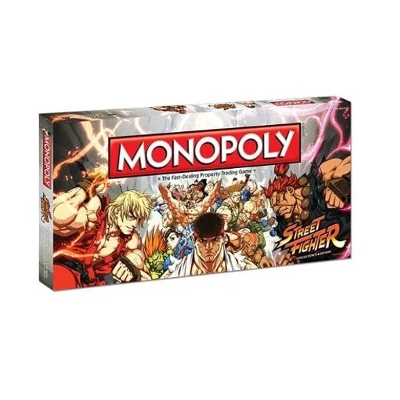 MONOPOLY - STREET FIGHTER COLLECTOR'S EDITION - Board Game, Brand New