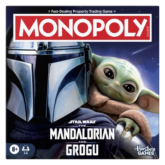 Monopoly: Star Wars The Mandalorian and Grogu Edition Board Game, Family Games, 8+