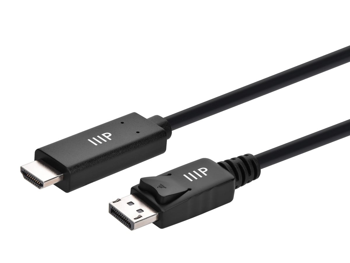 MONOPRICE DISPLAYPORT 1.4 TO 8K HDMI CABLE_ 8K 60HZ_ 30AWG_ 10FT