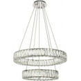 thumbnail image 1 of MONROE Pendant Light Transitional Adjustable Hanging Height Chrome Clear Amber, 1 of 1