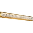 thumbnail image 1 of MONROE Wall Light Sconce Transitional Gold Crystal Clear Black Stainless Steel, 1 of 1