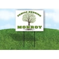 thumbnail image 1 of MONROY FAMILY REUNION GR TREE 18 in x 24 in Yard Sign Road Sign with Stand, Double Sided, 1 of 5