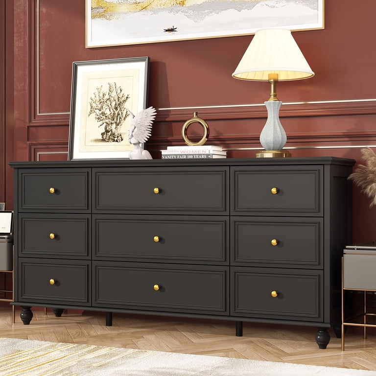 white christmas dresses GrandView 9-Drawer Industrial Dresser – Modern Industrial Furniture
