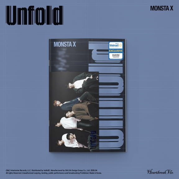 Monsta X - Unfold - Heartbreak Ver. (Walmart Exclusive) - Music & Performance - CD [Exclusive]