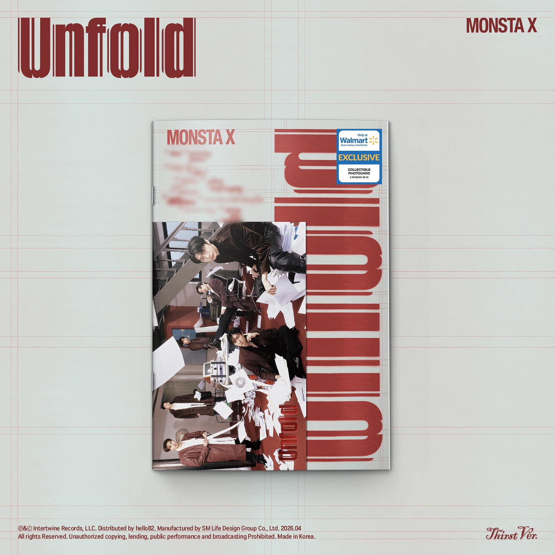 Monsta X - Unfold - Thirst Ver. (Walmart Exclusive) - Music