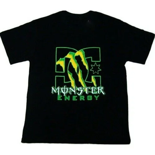 MONSTER ENERGY Graphic Tee Unisex Short Sleeve Shirt S-5XL ,Black Color,Size 2XL