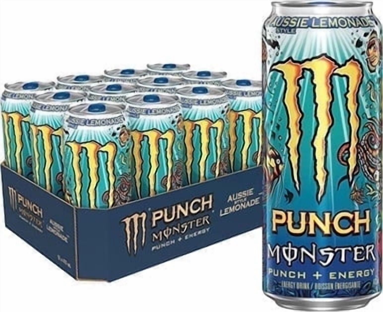 MONSTER Energy Punch Aussie Style Lemonade 473 ml | 12/Case