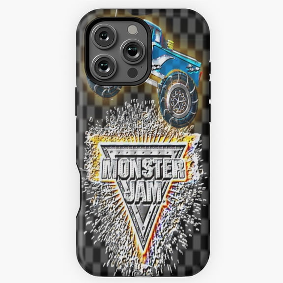 MONSTER JAM Big Truck Racing Event Phone Case for iPhone 16 15 14 13 12 11 Pro Max