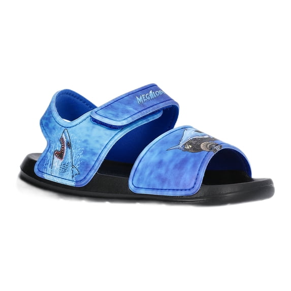 Monster Jam Megalodon Toddler Boys Single Strap Sandals