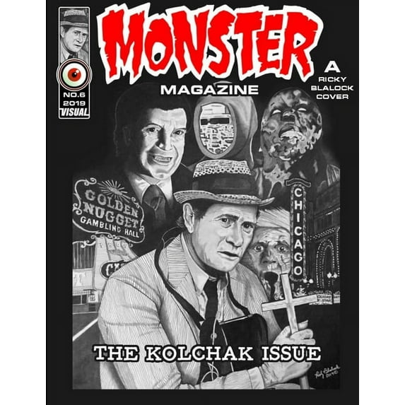 MONSTER MAGAZINE NO.6 COVER A by RICKY BLALOCK Paperback 035970963X 9780359709632 Vance Capley