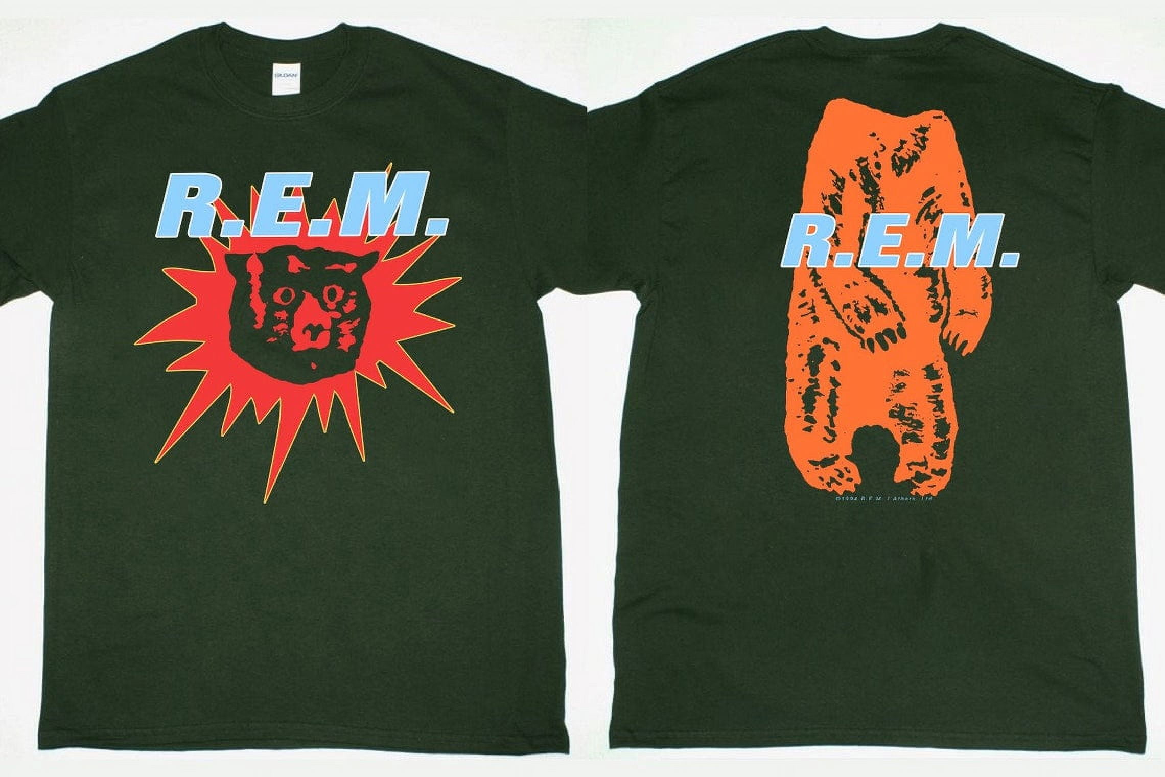 MONSTER R.E.M. Tour 1994 GREEN T-Shirt, REM Monster Tour T-Shirt 