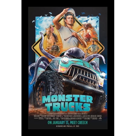 MONSTER TRUCKS - 11x17 Framed Movie Poster