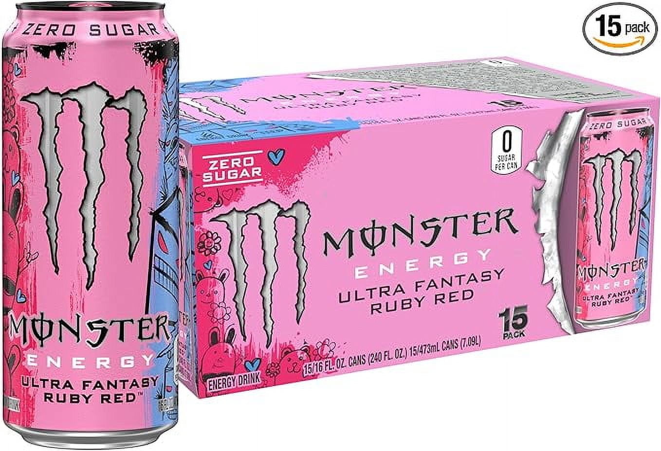 モンスターエナジー Ruby Red 24缶入り　✕２ MONSTER ULTRA FANTASY RUBY RED 24CT 16OZ - Walmart.com