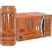 Monster Energy Ultra Sunrise Sugar Free Energy Drink 12 Pack 16 fl oz Can