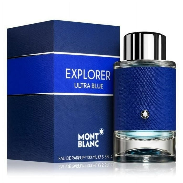 Mont Blanc Explorer Ultra Blue 3.3oz/100ml Eau De Parfum Spray For Men, Size: 3.3 Ounce / 100 ml